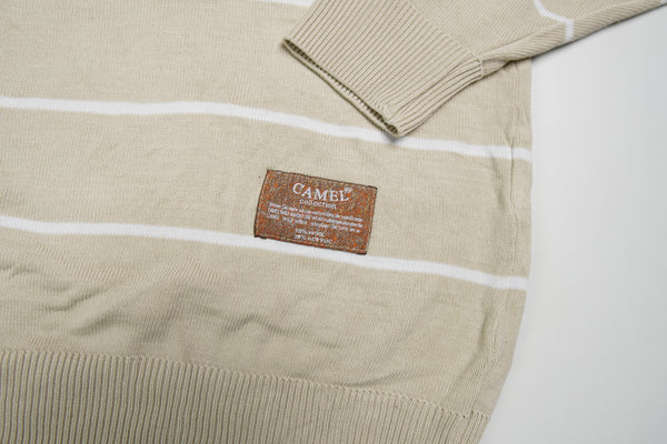 Vintage Camel Knit Sweater | S