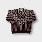 Vintage BMW M Style Knit Sweater | XL