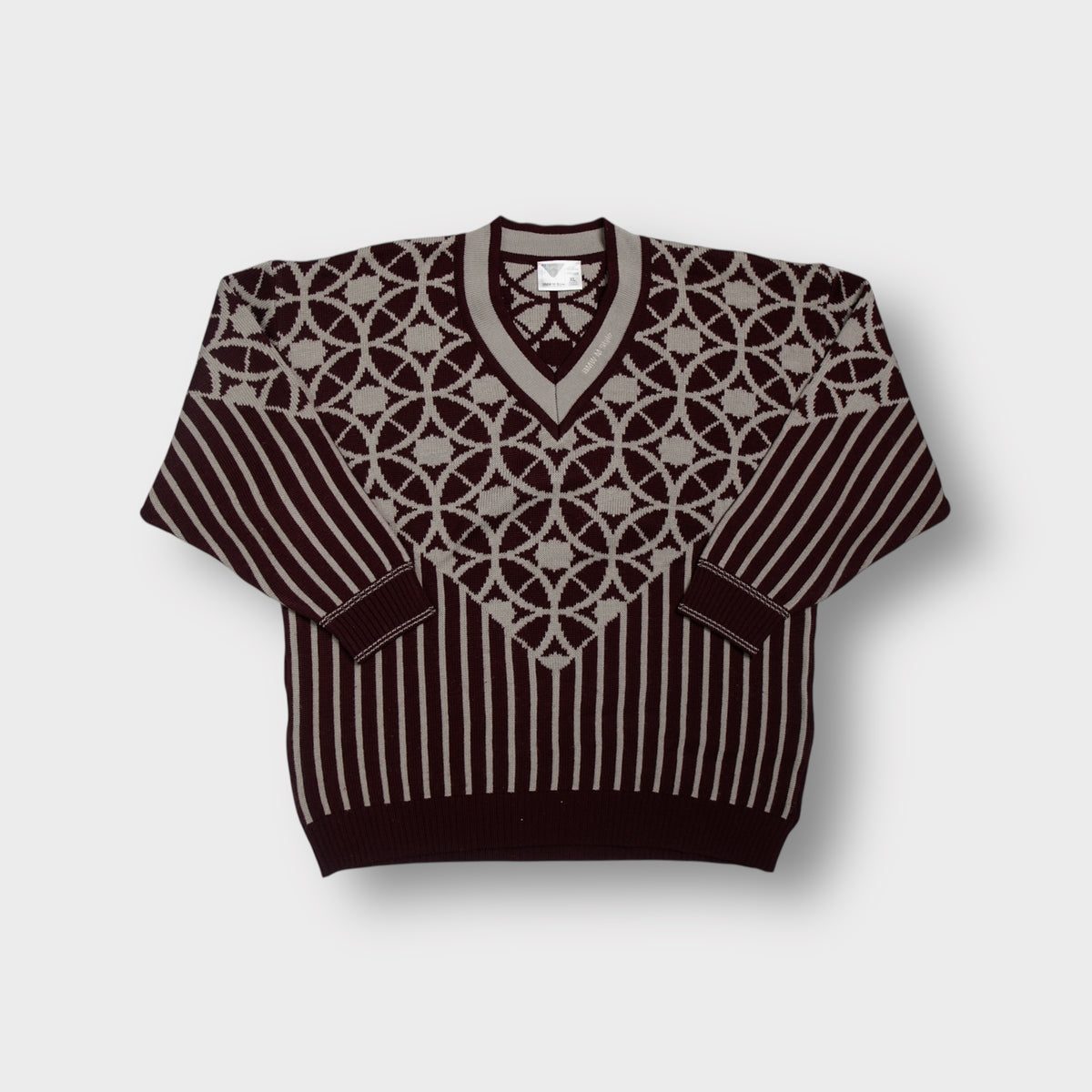 Vintage BMW M Style Knit Sweater | XL