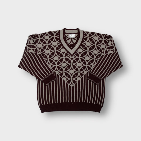 Vintage BMW M Style Knit Sweater | XL