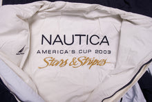 Load image into Gallery viewer, Vintage Nautica America's Cup 2003 Stars &amp; Stripes Reversible Jacket | M