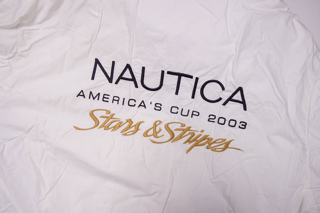 Vintage Nautica America's Cup 2003 Stars & Stripes Reversible Jacket | M