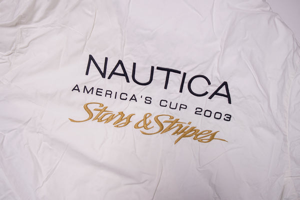 Vintage Nautica America's Cup 2003 Stars & Stripes Reversible Jacket | M