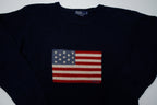 Ralph Lauren USA Flag Knit Sweater | Wmns XL / Men's S