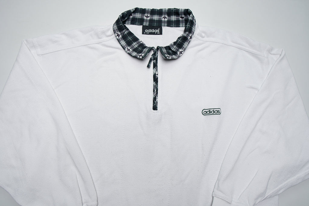 Vintage Adidas Quarter Zip Pullover | Damen XL / Herren M