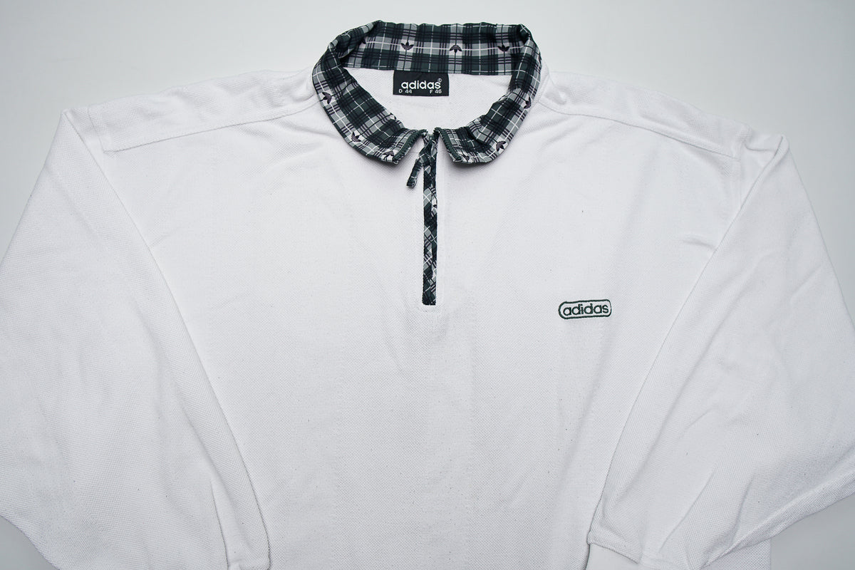 Vintage Adidas Quarter Zip Pullover | Damen XL / Herren M