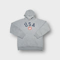 Nike USA Olympic Team hoodie in grey with chest USA lettering and team logo patch.
