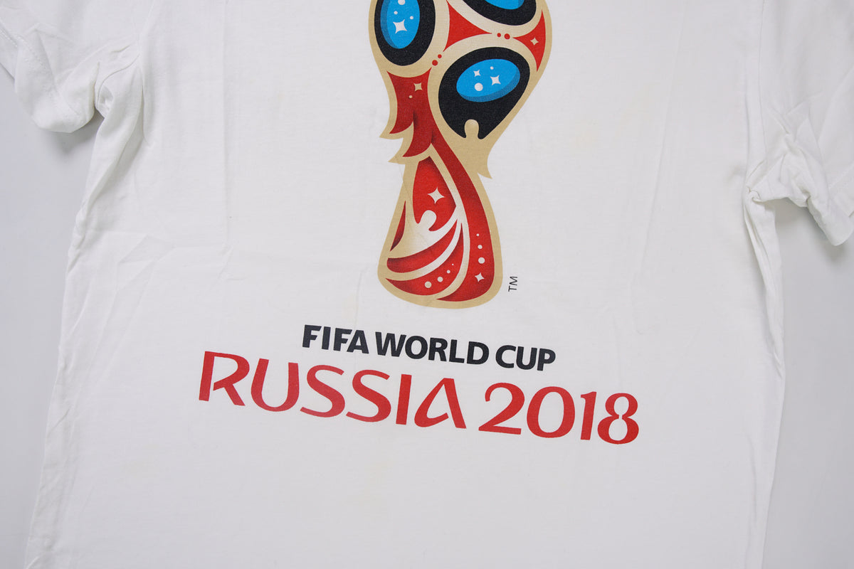 Vintage Adidas FIFA World Cup Russia 2018 T-Shirt | S