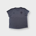Adidas T-Shirt in grey with a black printed Deutscher Fußball-Bund crest on chest