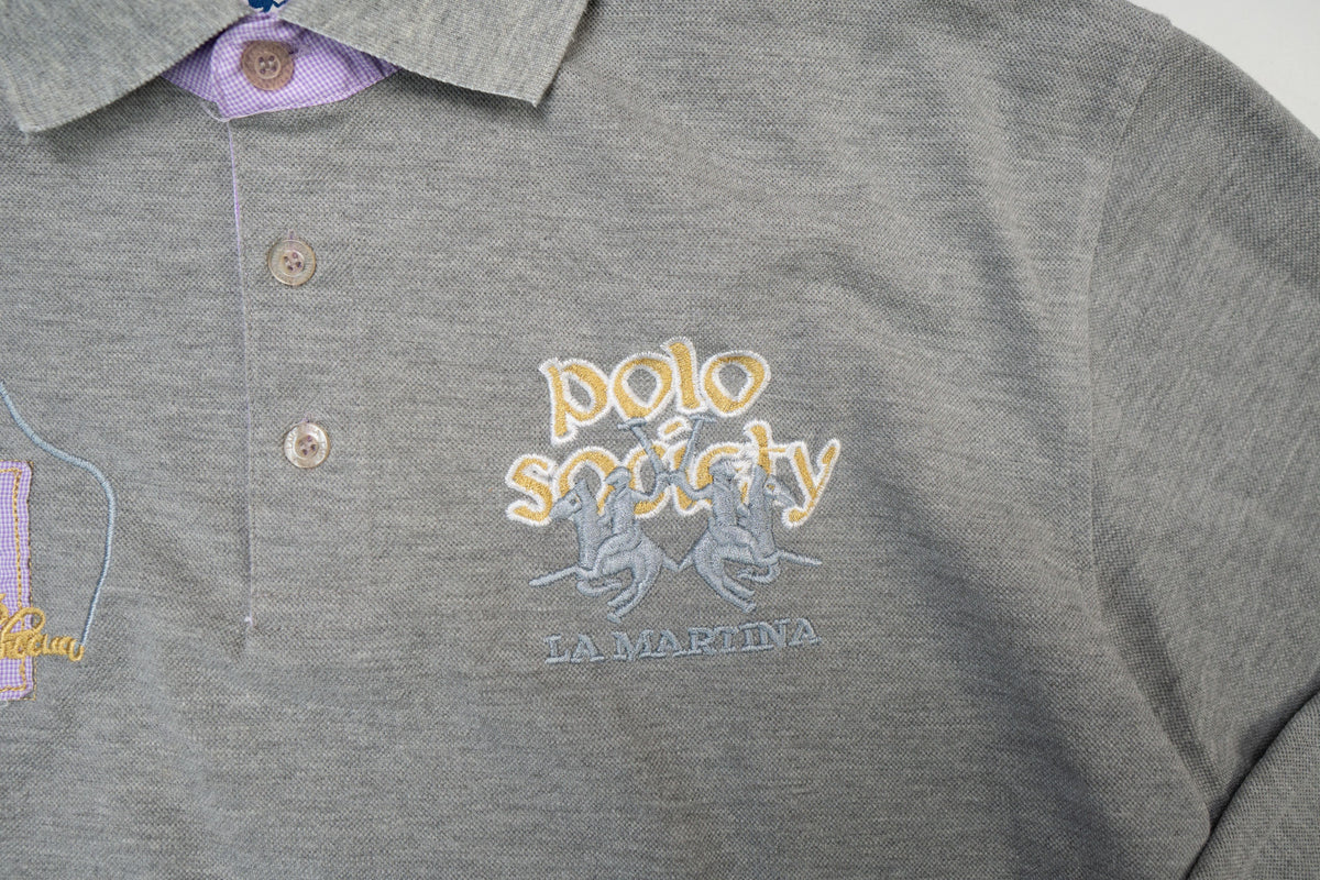 Vintage La Martina Polo Society Polo Shirt | L