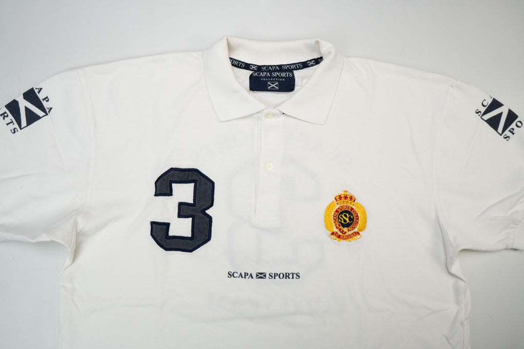 Vintage Scapa Sports Polo Shirt | XL