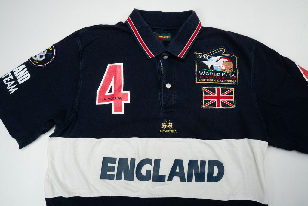 Vintage La Martina England 1998 Polo Shirt | L