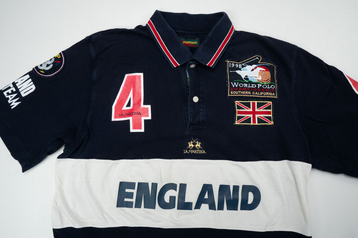 Vintage La Martina England 1998 Polo Shirt | L