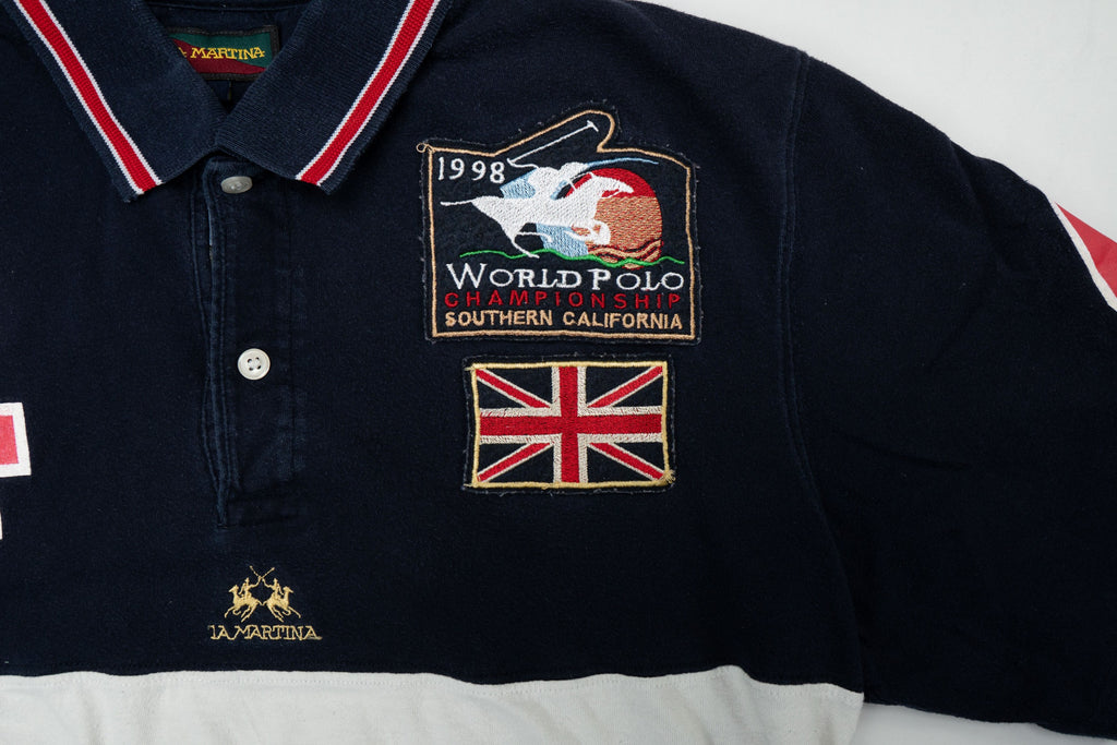 Vintage La Martina England 1998 Polo Shirt | L