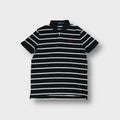Polo Ralph Lauren polo shirt in black and white stripes with a red embroidered pony.
