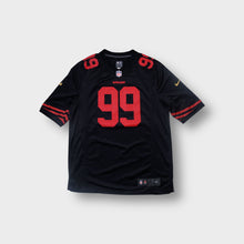 Load image into Gallery viewer, Nike San Francisco 49ers NFL jersey in black and red featuring the number 99