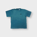 Nike T-Shirt in teal with a small embroidered black logo on the chest