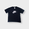 Nike T-Shirt in black with a white printed corporate logo on the chest