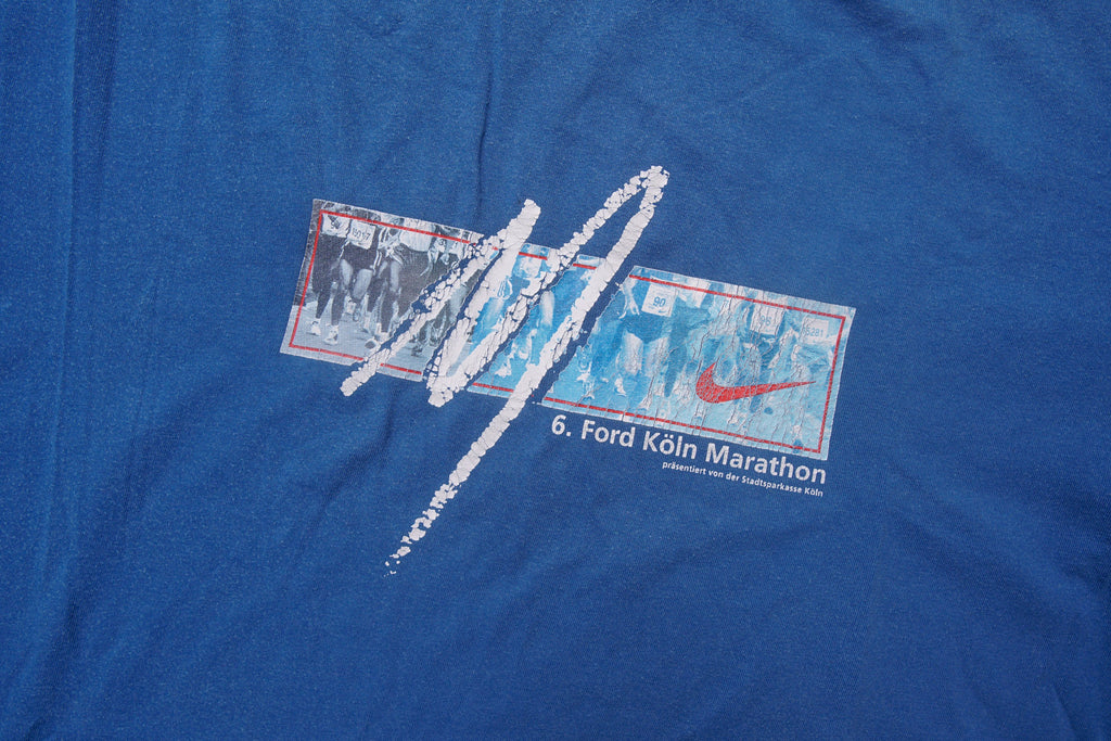 Vintage Nike 6. Ford Köln Marathon 2002 T-Shirt | L