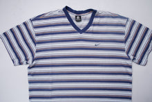 Lade das Bild in den Galerie-Viewer, Vintage 90er Nike Gestreiftes T-Shirt | XL