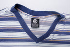 Vintage 90er Nike Gestreiftes T-Shirt | XL