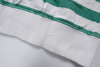 Nike green and white striped hooded sweater with a red rugby print on the chest, detail 3