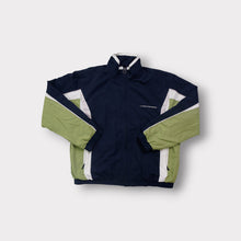 Lade das Bild in den Galerie-Viewer, LINEA PRIMERO jacket in navy and green featuring chest logo embroidery
